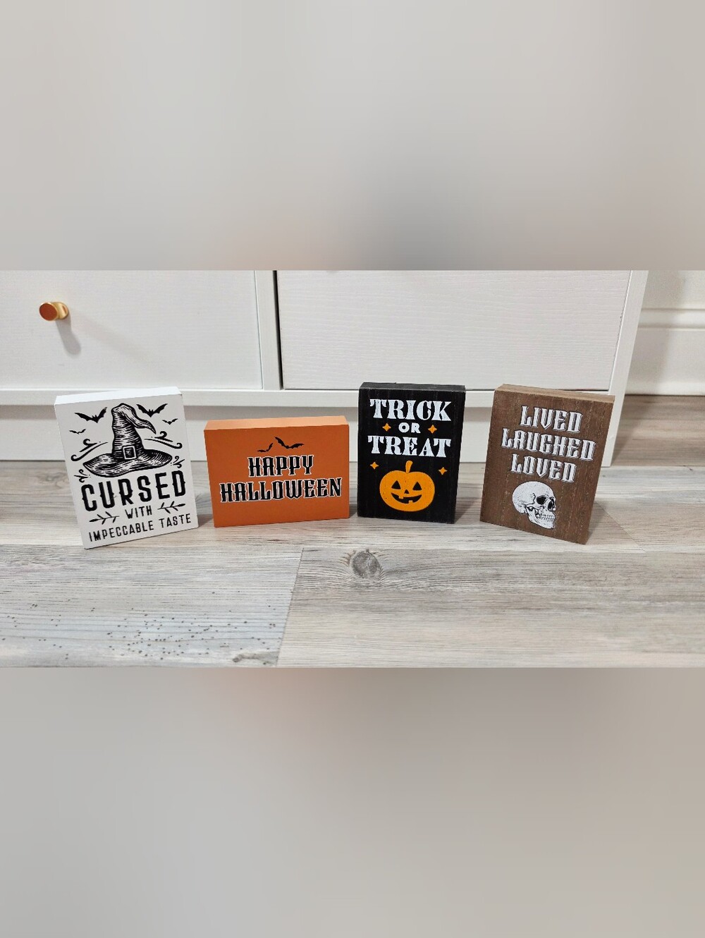 Target Bullseye Playground Halloween 2026 Novelty Wood Signs Full Set
